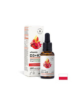 Кости и стави - витамин D3 800 IU + K2 36 µg + куркума, 30 ml капки