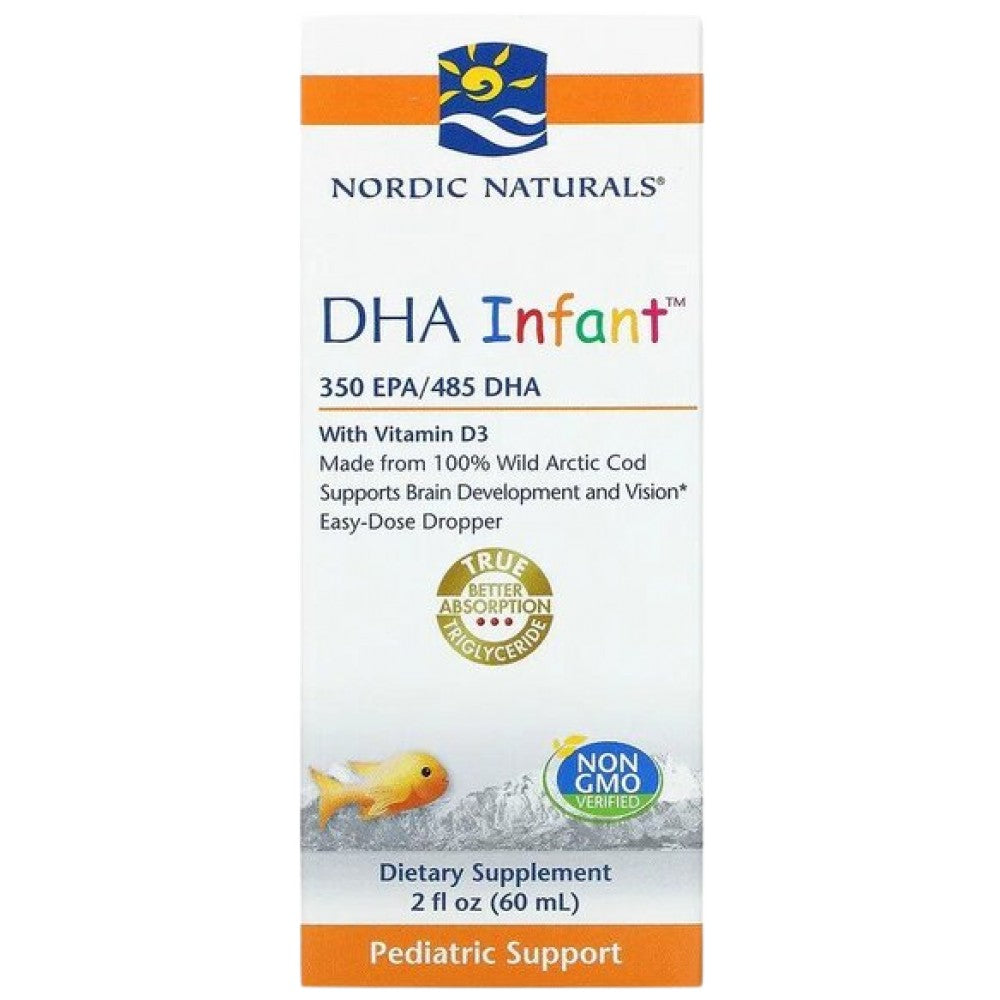 DHA бебе | 350 mg EPA / 485 mg DHA - 60 ml
