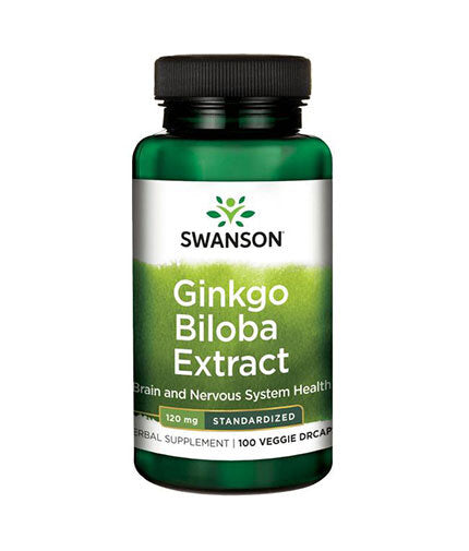 Стандартизирано от забавено освобождаване Ginkgo 120 mg - 100 капсули