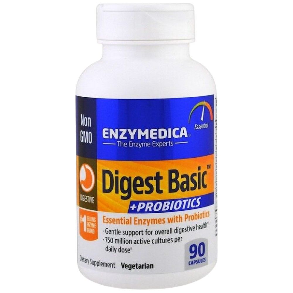 Digest Basic + пробиотици - 90 капсули