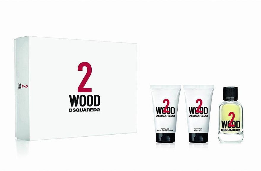 Dsquared2 2 дървена партида 3 пиези