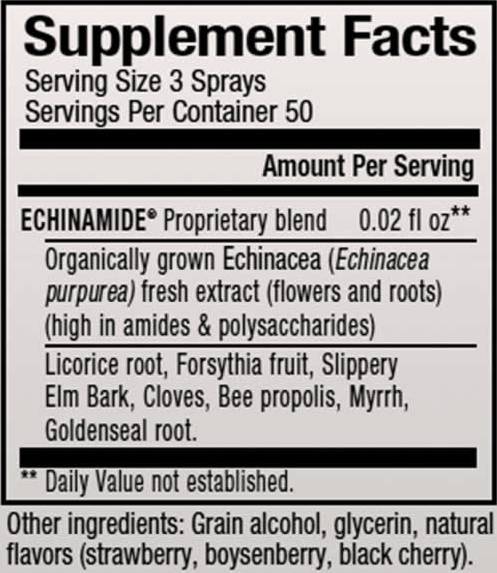 Формула за спрей за гърло на ехинамид® - 30 ml