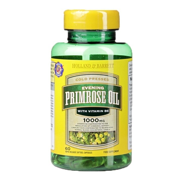 Вечерно масло от прамроза 1000mg 60 капсули Holland & Barrett