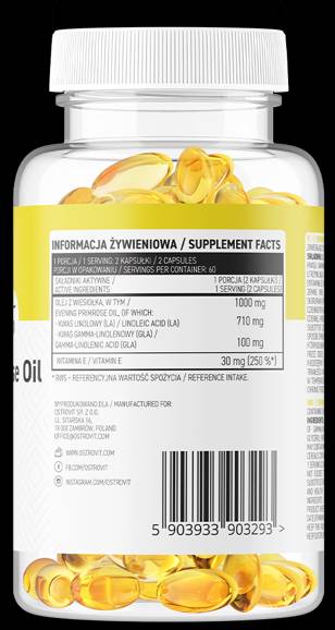 Вечерно масло от иглика 500 mg 120 гел капсули