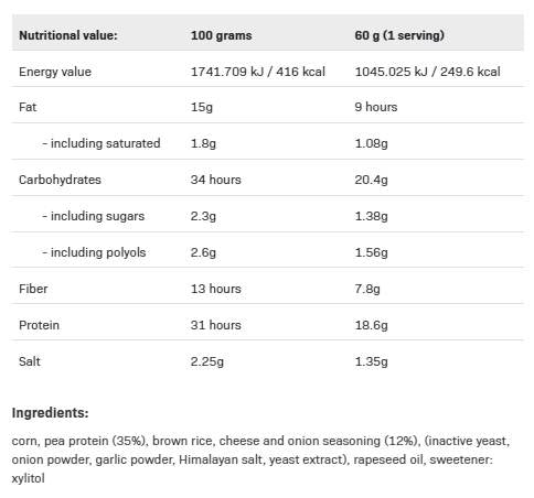 F ** King Delicious Protein Chips - 31% протеин - 60 грама