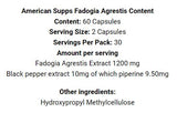 Fadogia Agrestis 1200 mg - 60 капсули