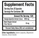 Fadogia Agrestis 600 mg - 60 капсули