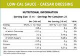 Fit Cuisine Нискокал сос | Цезар превръзка - 425 ml