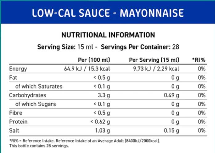 Fit Cuisine Нискокал сос | Майонеза - 425 ml