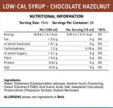 Подходящ кухня с ниско-CAL сироп | Шоколадов лешник - 425 ml