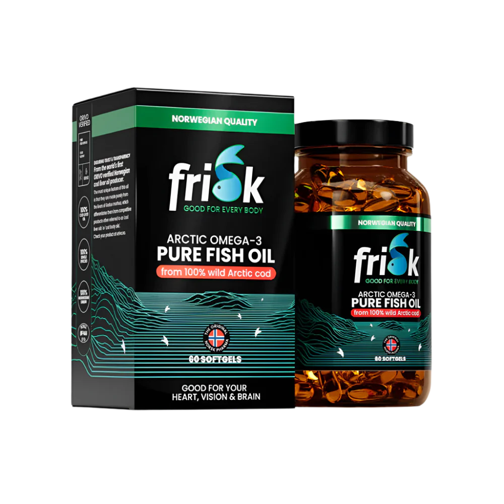 Arctic Pure-Omega-3 от 100% дива арктическа треска-60 капсули