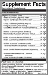 Пълен спектър 14 гъби комплекс 490 mg - 60 капсули
