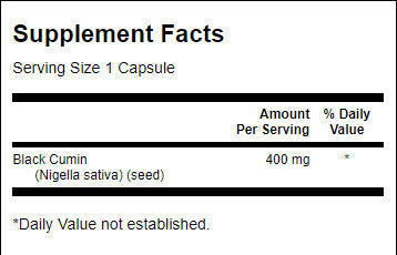 Пълен спектър семена от черен кимион 400 mg - 60 капсули