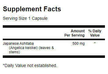 Пълен спектър японски ашитаба 500 mg - 60 капсули