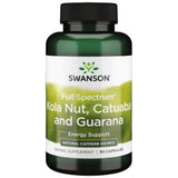 Пълен спектър Kola Nut, Catuaba и Guarana 90 капсули