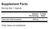 Пълен спектър маслиново листо 400 mg - 60 капсули