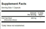 Пълен спектър Wild Yam 400 mg - 60 капсули