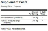 Пълен спектър Boswellia и Curcumin - 60 капсули