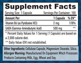 GABA + B-6 / 500mg. / 100 VCAPS