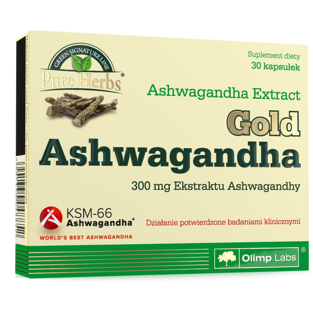 Gold Ashwagandha KSM -66 Premium - 30 капсули