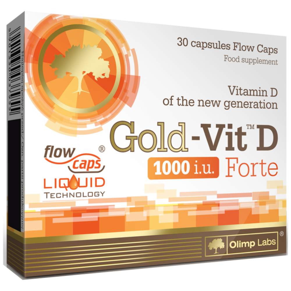 Gold-Vit D Forte 1000 IU 30 капсули