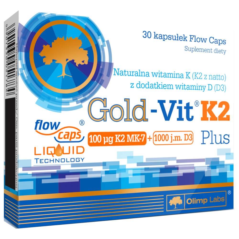 Gold-Vit K2 плюс 30 капсули