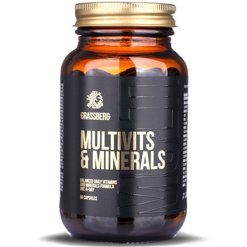 Grassberg Multivits & Minerals (60 капсули)