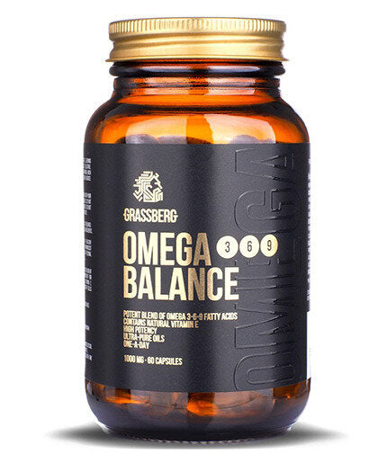 Grassberg Omega 3-6-9 баланс 1000 mg 60 капачки
