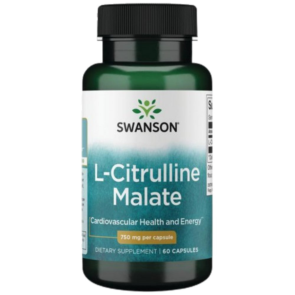 L-цитрулин малатен комплекс 750 mg 60 капсули