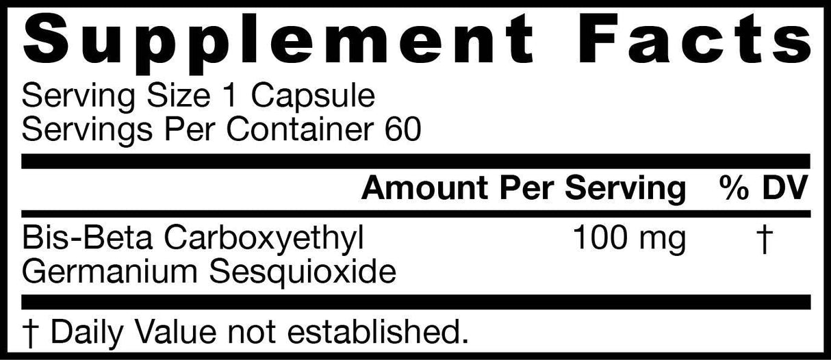 Германий GE-132 100 mg 60 капсули