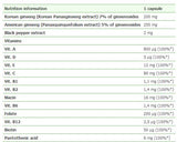 Комплекс Ginseng Vita - 30 капсули