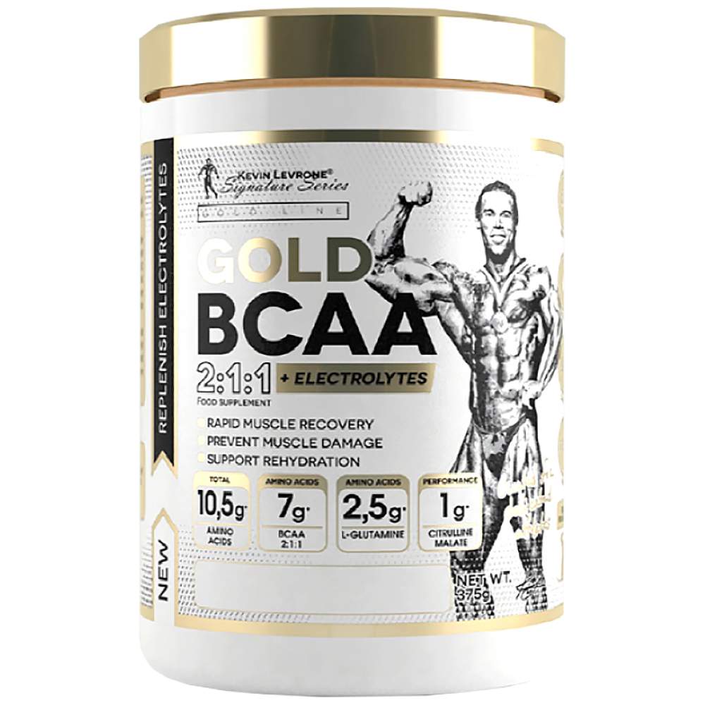 Злато BCAA 2: 1: 1 | С глутамин, цитрулин и електролити - 375 грама