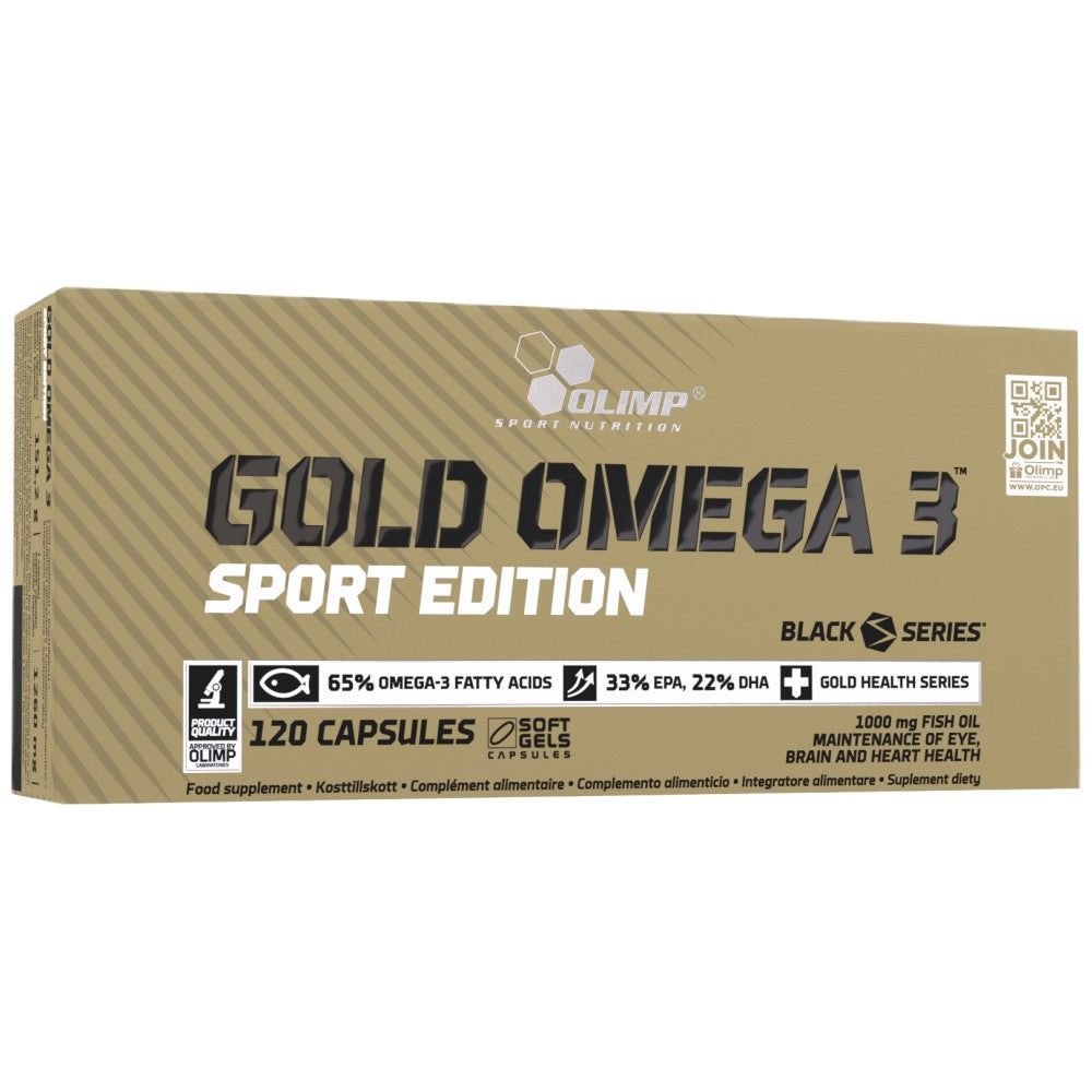 Omega 3 Gold Sport Edition - 120 гел капсули