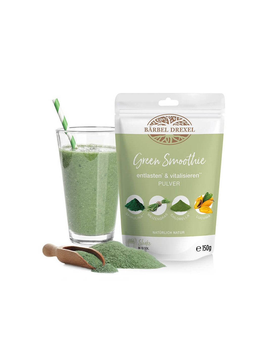 Green Smoothie / Зелено смути (смес от зелени био храни), 150 гр <tc>Bärbel Drexel</tc>