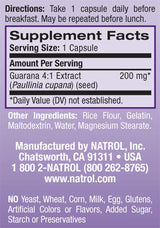 Guarana 200 mg. / 90 капачки.