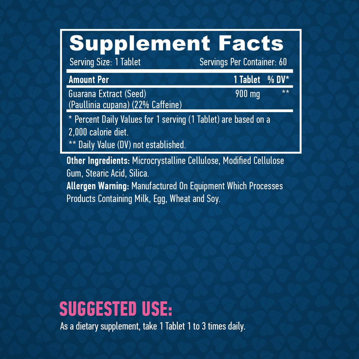 Guarana 900mg / 60 раздели.