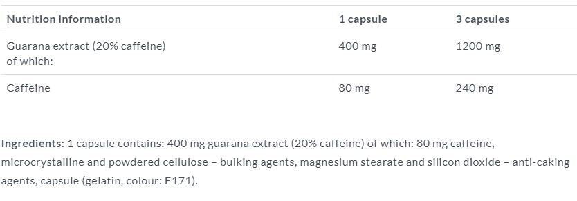 Guaranax 60 капачки. Олимп