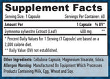 Gymnema Sylvestre Leaf 400mg. / 60 vcaps