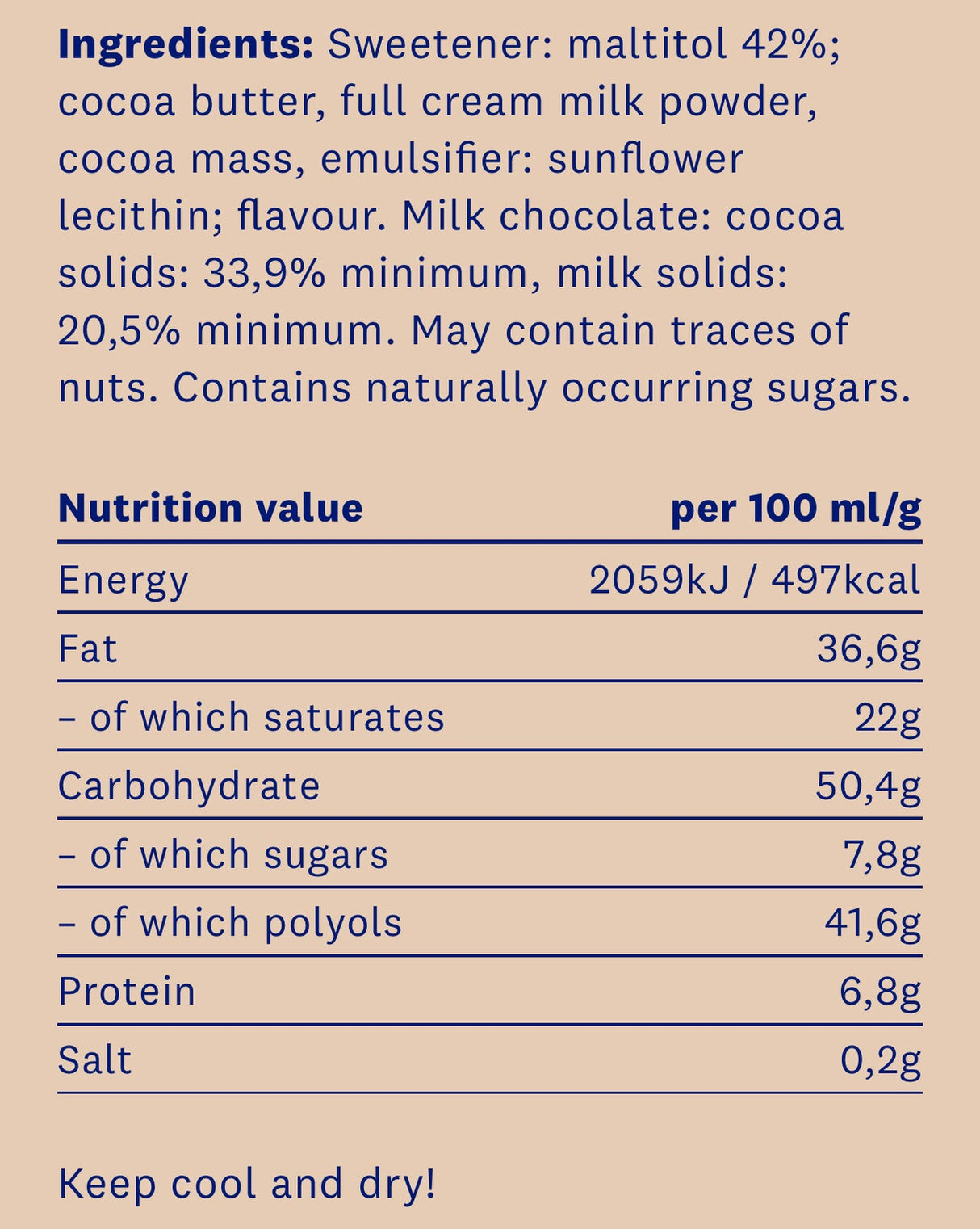 <tc>HealthyCo</tc> млечен шоколад 100 грама - без добавена захар и без палмово масло