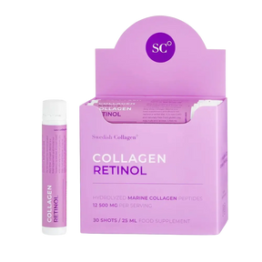 Fish Collagen 12500 mg with Retinol, Hyaluronic Acid, Biotin, MSM /30 pcs x 25 ml/ Swedish Collagen - Nutra Best Europe