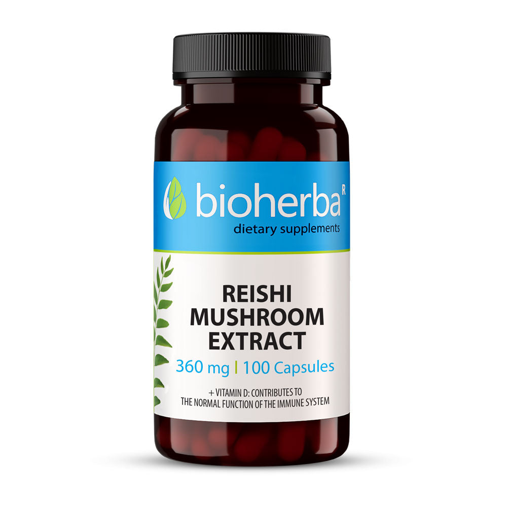 Екстракт от гъби от Reishi 360 mg - 100 капсули