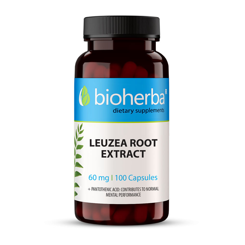 Екстракт от корен на левзея 60 mg - 100 капсули