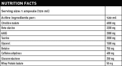 Ледена помпа/изстрел преди тренировка - 120 ml