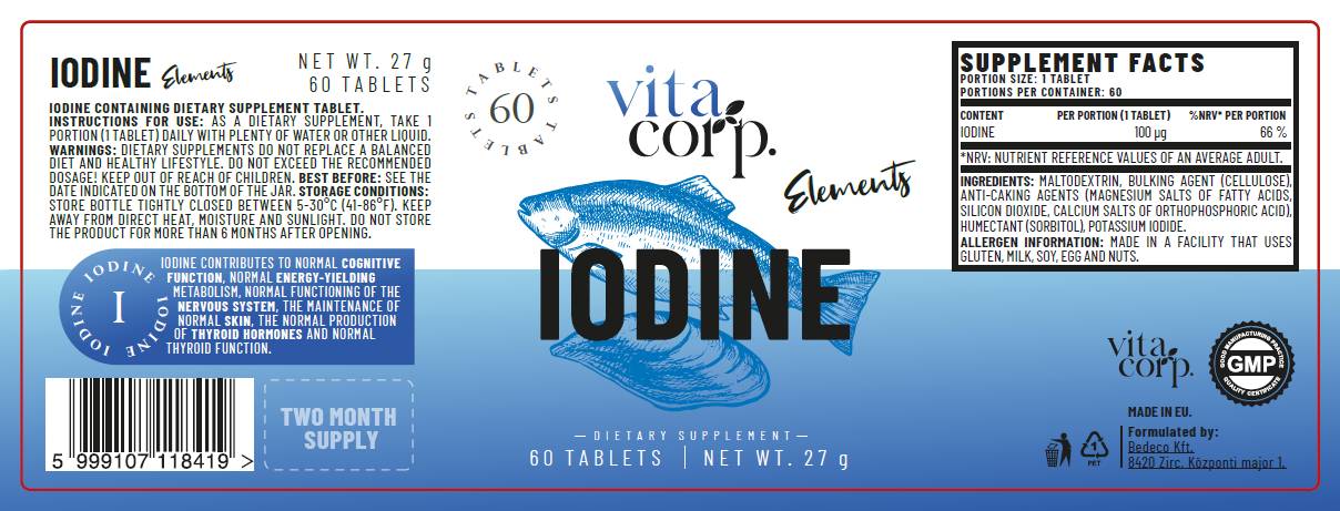 Йод 100 mcg - 60 таблетки