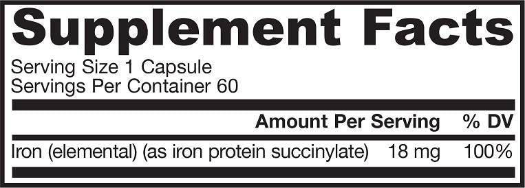 Ironsorb 18 mg 60 капсули