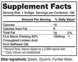 CLA 1000 mg 180 гел капсули