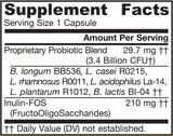 Jarro-Dophilus®+Fos (3.4 B. CFU) / 100 капачки