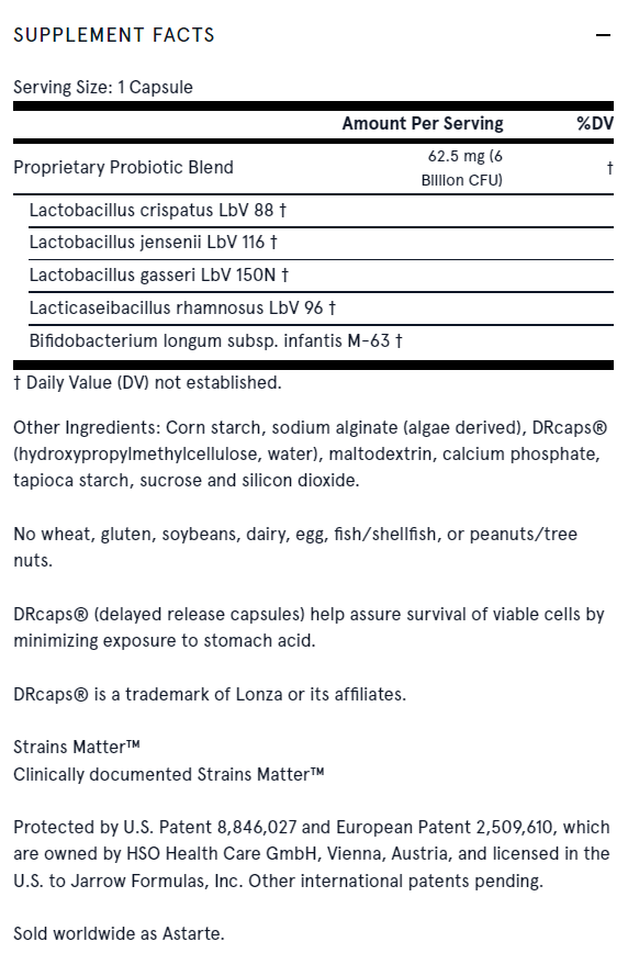 Jarro -Dophilus prenatal 6 B. - Пробиотик за бременни жени - 30 капсули