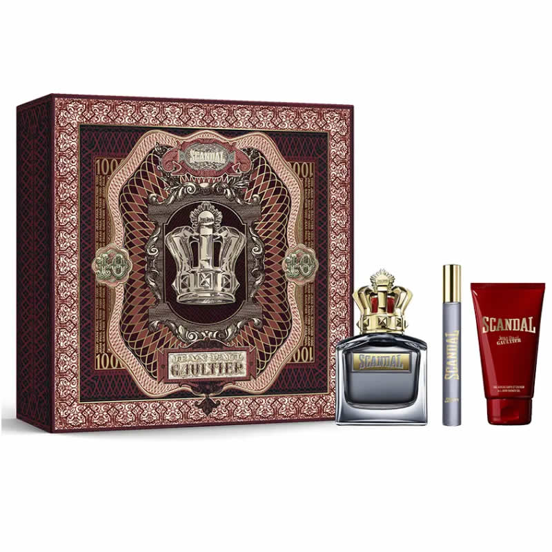 <tc>JEAN PAUL GAULTIER</tc> Scandal For Him Тоалетна вода Спрей 100 мл Комплект 3 бр