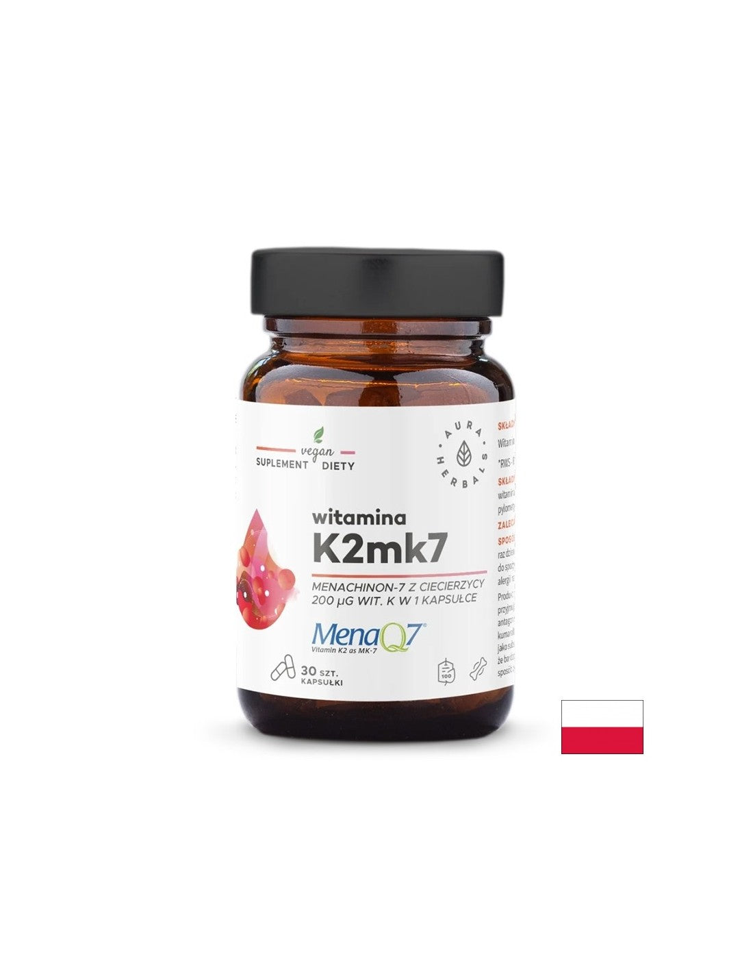 Кости и стави - витамин К2 (MK -7), 200 µg x 30 капсули